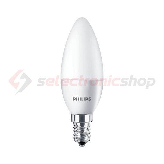 LED lámpa B35 gyertya 4W- 25W E14 250lm 827 220-240V AC 15000h 2700K CorePro LEDcandle Philips - 929001157402