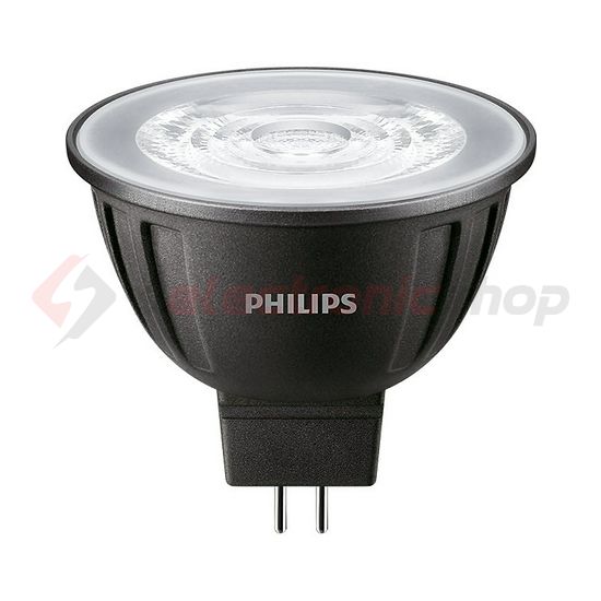 LED lámpa DIM tükrös MR16 7,5W- 50W GU5.3 621lm 927 DIM 12V AC Master LEDspot Value Philips - 929002491902