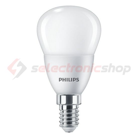 LED lámpa P45 kisgömb 5W- 40W E14 520lm 40 220-240V AC 15000h 4000K CorePro LEDlustre Philips - 929002970002