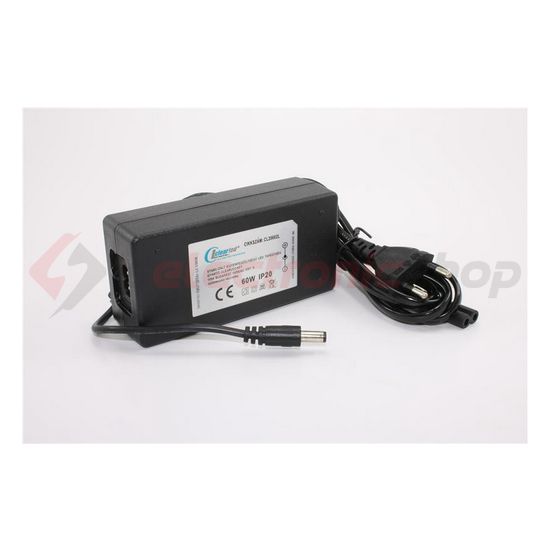 LED laptoptáp kapcs.üzem stabilizált rövidzárvédett állandó feszültségű 60W 12V 5000mA Clearled - CL20602L