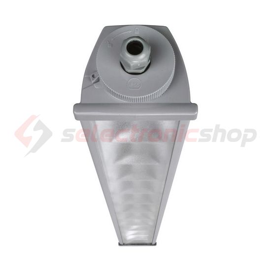 LED porpáramentes lámpatest 3700-6000lm falonkívüli 21-38W 93-265V AC 4000K Acciaio Reg Beghelli - A236RD
