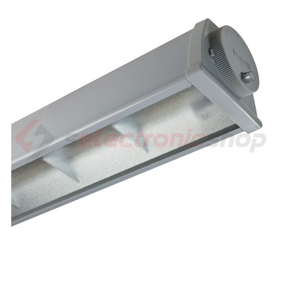 LED porpáramentes lámpatest 4900-8000lm falonkívüli 1x 28-51W 93-265V AC Acciaio Reg Beghelli - A258RD
