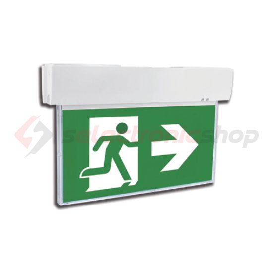 LED vészvilágító állandó/készenléti +piktogram 5.5W 220-240V AC MLX JM210LED HUNILUX - HL0016603