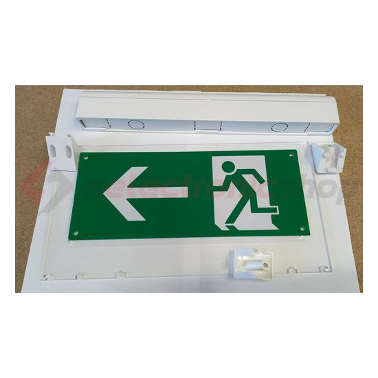 LED vészvilágító készenléti piktogramkészlettel 230V AC 1h-szigetüzem IP20 SIGNAL SGE-K NORMALUX - SIGNALSGEK