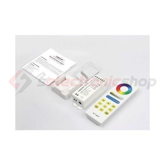 LED vezérlő+távirányító készlet RGB+CCT RF távirányítóval RF 12-24V/ 12-24V 15A-max. IP20 MiBoxer - CL90076