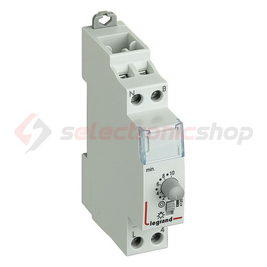 Lépcsőházi automata sorolható elektronikus 1z 0.5-10min-időzítés 16A 250V AC 1M Rex800 LEGRAND - 412602