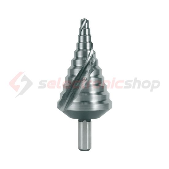 Lépcsősfúró HSS 6.5mm-min. átmérő 40.5mm-max. átmérő mm-skála RUKO - 101090