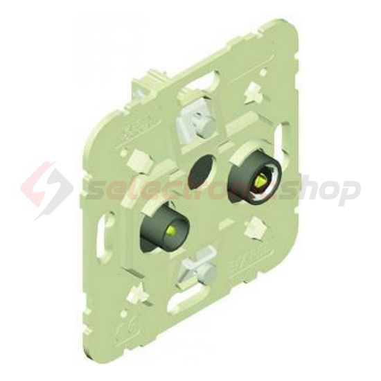 Logus90 antenna aljzat TV-R csillagpontos süllyesztett 2x végzáró 1dB/860MHz Elko EP - 21533