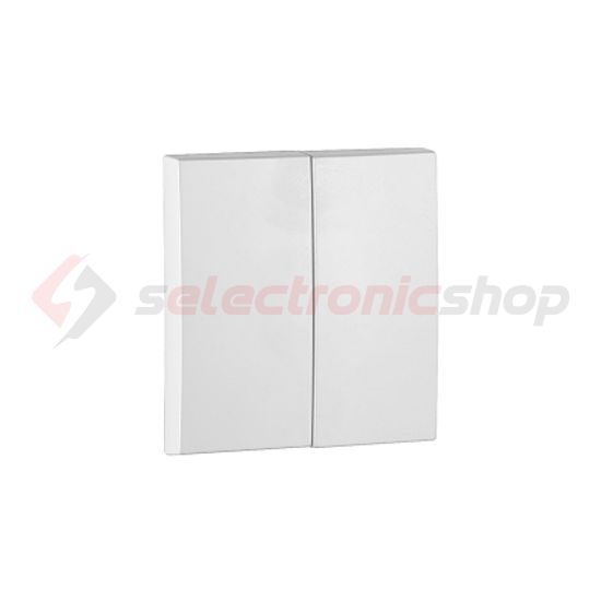 Logus90 billentyű fehér üres-jel IP20 műanyag matt Elko EP - 90611TBR