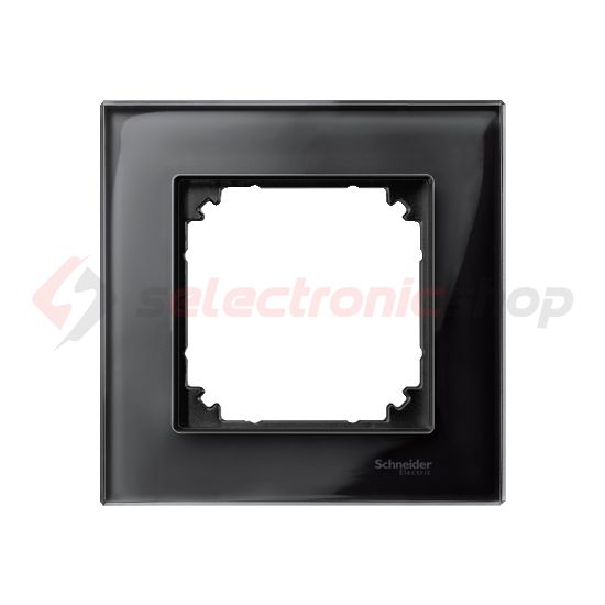 M-Elegance keret 1-es ónixfekete vízszintes és függőleges üveg Schneider - MTN404103