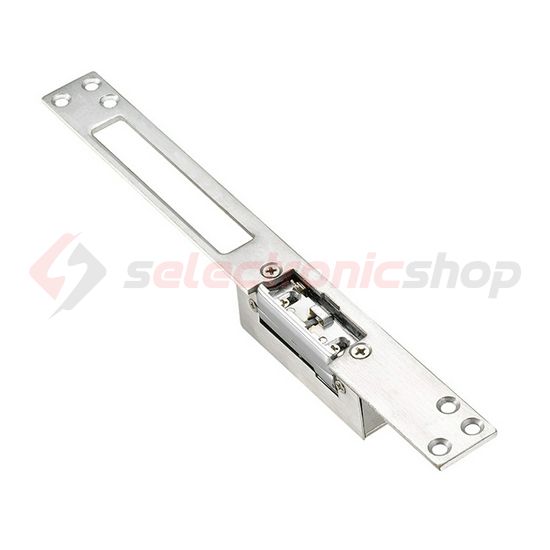 Mágneszár hosszú inox előlap memóriás kiakasztható 1A 6-12V AC/DC beépíthető OVERGATE - ZOA-LS