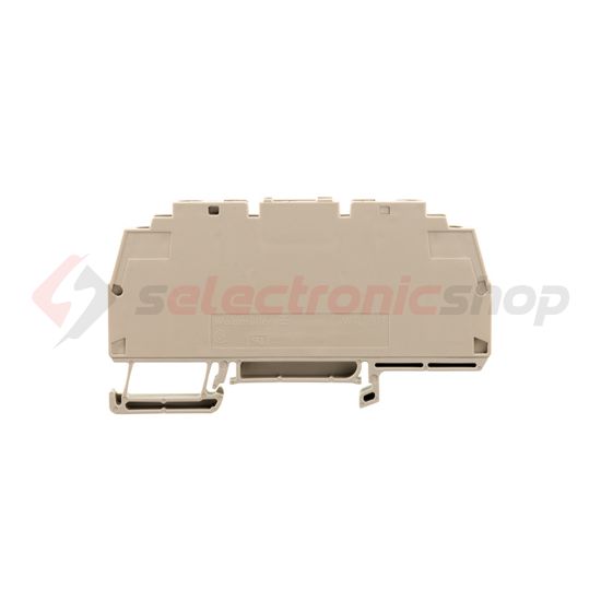 Mérő-bontó sorkapocs 41A 500V csavaros csavaros bézs 0.5-10mm2/sokerű WTL 6/3 Weidmüller - 1018800000