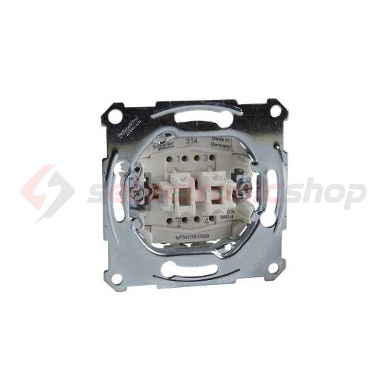 MERTEN Kettős nyomó, záróérintkezős (NO), rugós, 10A - MTN3155-0000