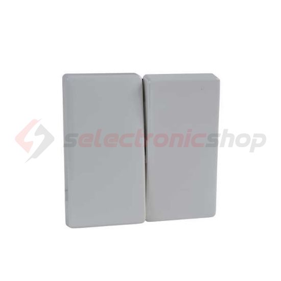 Merten-SD billentyű polárfehér kettős kapcs/nyg.-hoz fehér üres-jel IP20 műanyag fényes Schneider - MTN412519