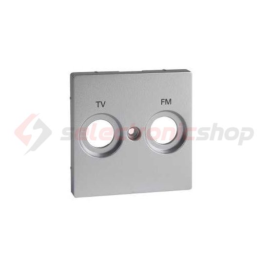 Merten-SM fedlap TV-RD koax-antennadugaljhoz műanyag alumínium címketartó nélkül Schneider - MTN299560