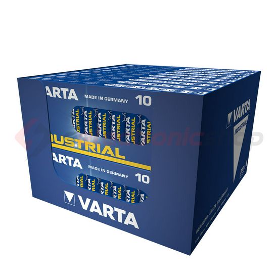 Mikro elem AAA ipari 1.5V alkáli-mangán Micro(AAA/R03) MN2400 Industrial VARTA - AAAINDUSTBU10