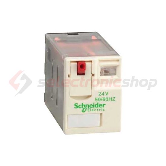 Miniatűr relé 6A 4v 24V50Hz monostabil IP20 Zelio RXM Schneider - RXM4AB1B7