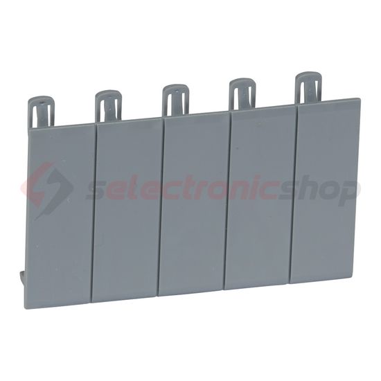 Modultakaró 5M műanyag szürke 87.5mmx 52mmx Plexo LEGRAND - 001961