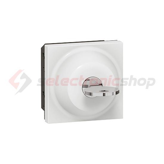 Mosaic 101 1P kapcsoló kulcsos betét közp. fedéllel fehér süllyesztett csavaros IP41 1- LEGRAND - 077072