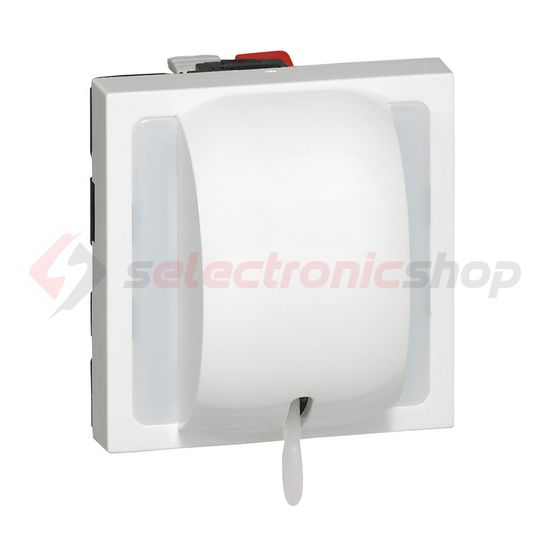 Mosaic 106 váltókapcsoló betét közp. fedéllel fehér süllyesztett IP31 1- húzózsinór LEGRAND - 077014