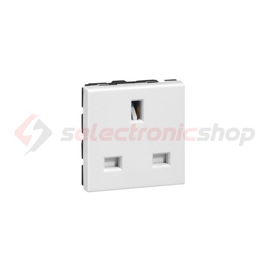 Mosaic 162 dugalj BS brit szabvány központi fedlap fehér IP41 süllyesztett csavaros LEGRAND - 077505