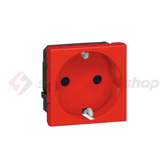 Mosaic 162 dugalj földelt központi fedlap piros IP20 modultartó szorítókapcsos LEGRAND - 077218