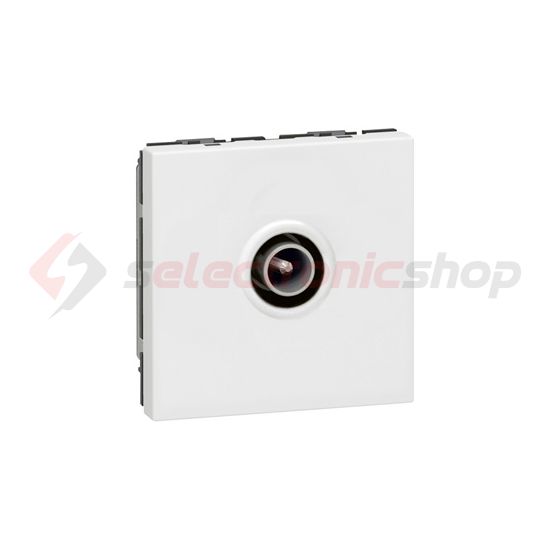 Mosaic antenna aljzat modul TV csillagpontos süllyesztett fehér 1-kimenet végzáró LEGRAND - 078782