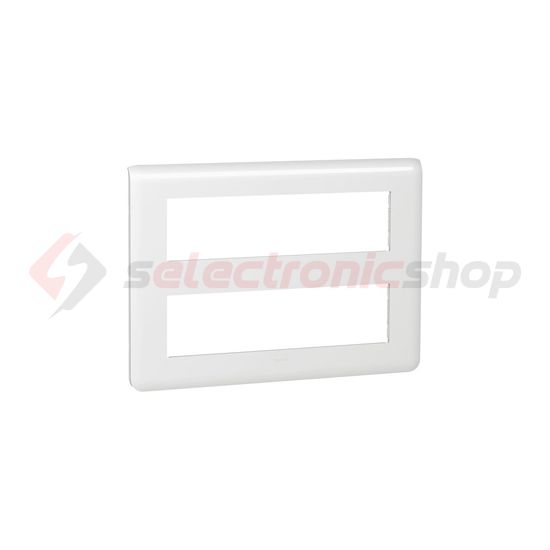 Mosaic keret 2x8-modulos fehér vízszintes műanyag LEGRAND - 078837