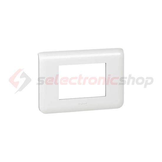 Mosaic keret 3-modulos fehér vízszintes műanyag LEGRAND - 078803