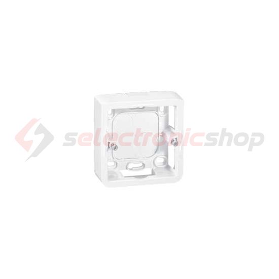 Mosaic kiemelődoboz 1-es vízszintes és függőleges fehér műanyag IP2X LEGRAND - 080280