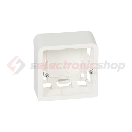 Mosaic kiemelődoboz 1-es vízszintes és függőleges fehér műanyag IP2X LEGRAND - 080281