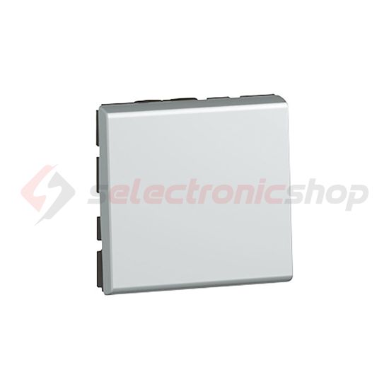 Mosaic N101 nyomó 2M moduláris 1- billentyűs 1z alumínium IP31 süllyesztett dmax. műanyag LEGRAND - 079240