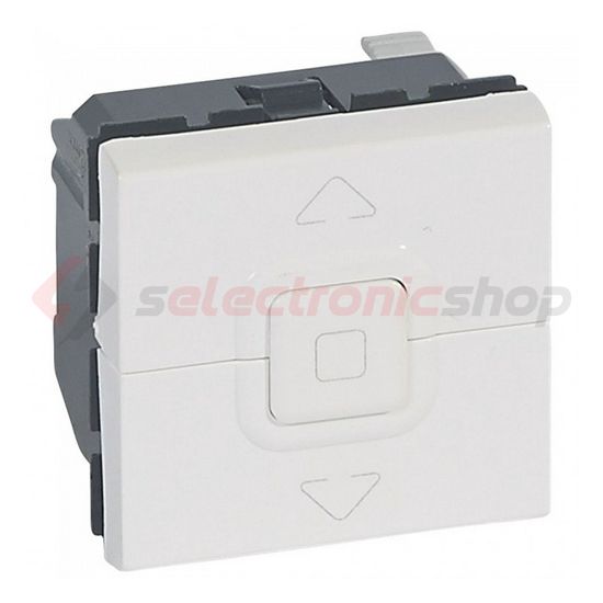 Mosaic redőnymozgató antimikrobális betét közp. fedéllel R105 1P kapcsoló fehér műanyag LEGRAND - 078705