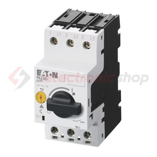 Motorvédő kapcsoló 3P 0.4-0.63A-hő 150kA fix termomágneses csavaros PKZM0-0,63 EATON - 072733