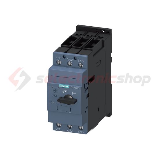 Motorvédő kapcsoló 3P 35-45A-hő 65kA fix mágneses csavaros SIRIUS SIEMENS - 3RV2031-4VA10