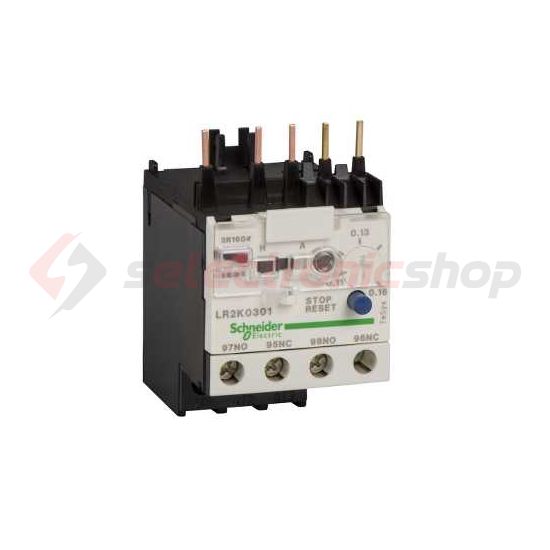 Motorvédő relé (hőkioldó) 10-14A 1-ny 1-z ráépíthető/önállóan szerelhető TeSys LR2-K Schneider - LR2K0321