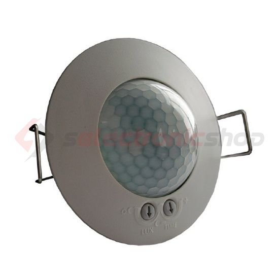 Mozgás-/jelenlétérzékelő álmennyezetbe 360° PIR 7m-érzékelésátmérő 773 010 Paladin Hugo Müller - 773010