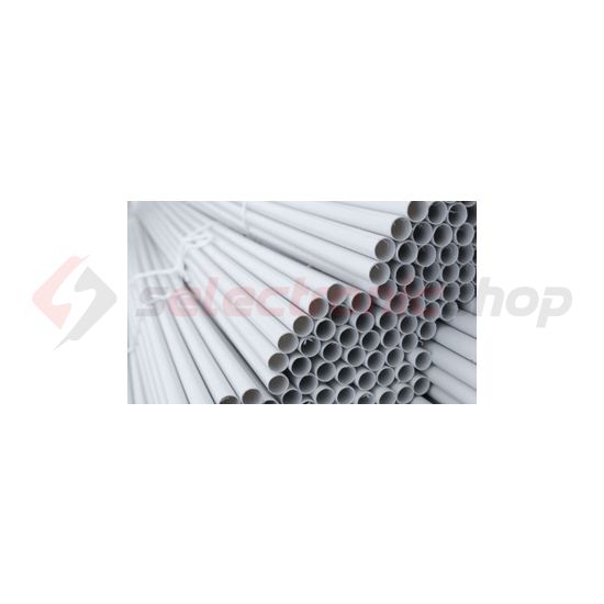 MÜIII védőcső vékonyfalú 2,5m 11mm/ szürke merev BUDVILL - CSŐ0007