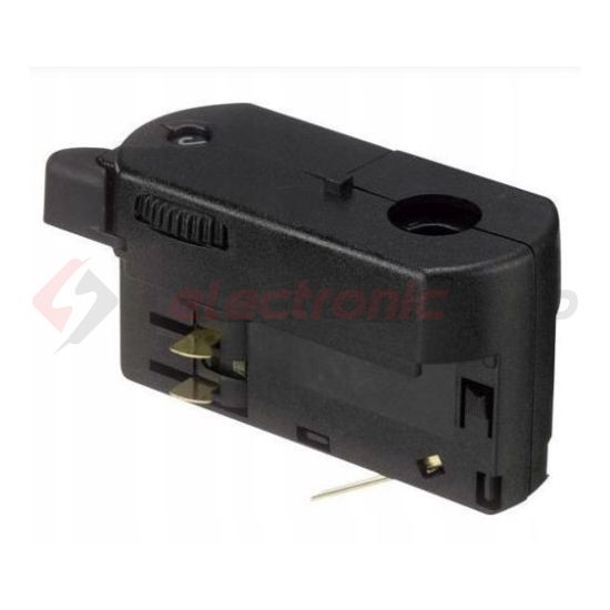 Multi adapter világítási sínhez 6A 1F lámpatest csatlakozóadapter 3x 1mm2 fekete GA69-2 LIVAL - KKT30132