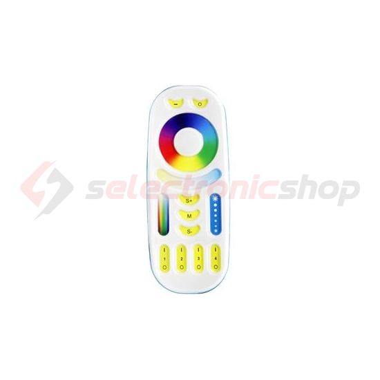 Multifunklciós távirányító RGB+CC CL90044 LED vezérlőhöz 2,4GHz 2xAAA-elem 4csatorna Clearled - CL90046