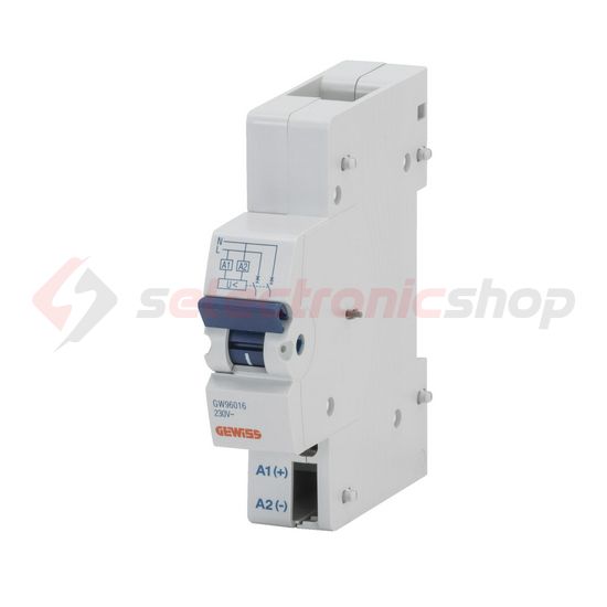 Munkaáramú kioldó MTC/MT/MTHP/MDC-hez 48V AC/DC 1modul 90 AM GEWISS - GW96011