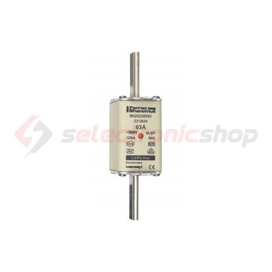 NH biztosítóbetét NH2 200A gL/gG 500V középső-kioldásjelzéssel NH2GG50V200 MERSEN - R217733C (372620)