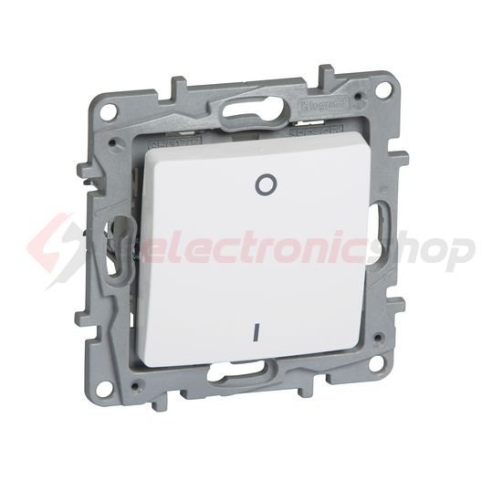 Niloé 102 2P kapcsoló betét fehér süllyesztett IP20 1- billentyű/gomb LEGRAND - 764517