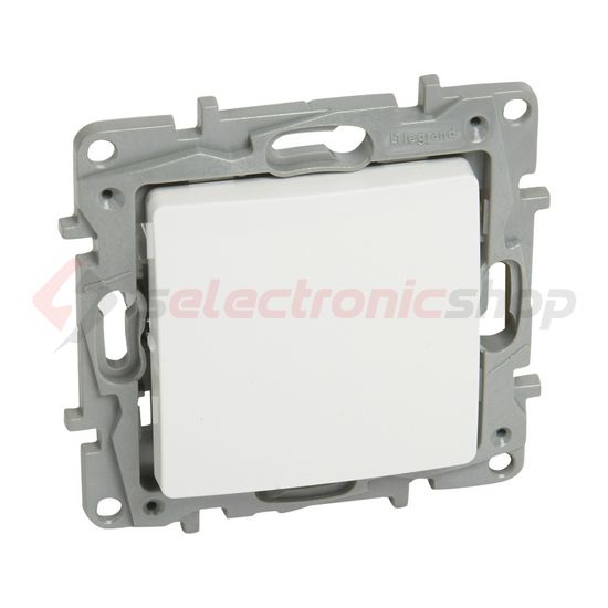 Niloé 107 keresztkapcsoló betét fehér süllyesztett IP20 1- billentyű/gomb LEGRAND - 764504