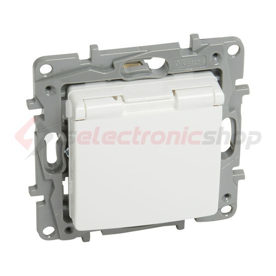 Niloé 162 dugalj csf. földelt központi fedlap gyerekzárral fehér IP20 süllyesztett csavaros LEGRAND - 764532