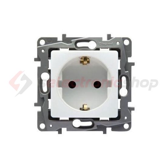 Niloé 162 dugalj földelt központi fedlap fehér IP31 süllyesztett szorítókapcsos LEGRAND - 764539