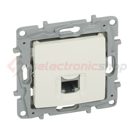 Niloé adatcsatlakozó betét közp. fedéllel RJ45 Cat5 műanyag bézs LEGRAND - 764671