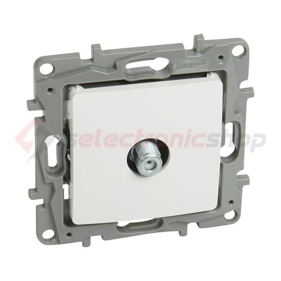 Niloé antenna aljzat F TV csillagpontos süllyesztett fehér 1-kimenet végzáró 1dB/860MHz LEGRAND - 764550