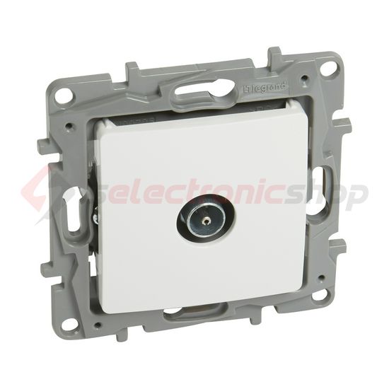 Niloé antenna aljzat TV csillagpontos süllyesztett fehér 1-kimenet végzáró 1dB/860MHz LEGRAND - 764551