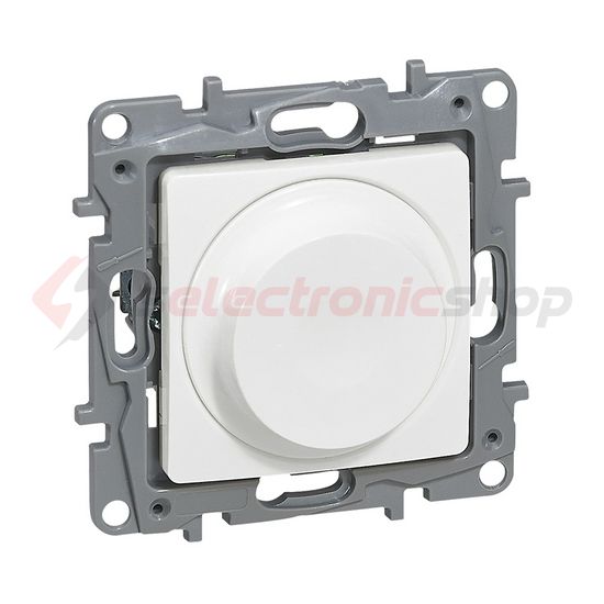 Niloé fényerőszabályzó betét központi fedéllel forgatógomb 20-300VA 100-240V fehér LEGRAND - 764588